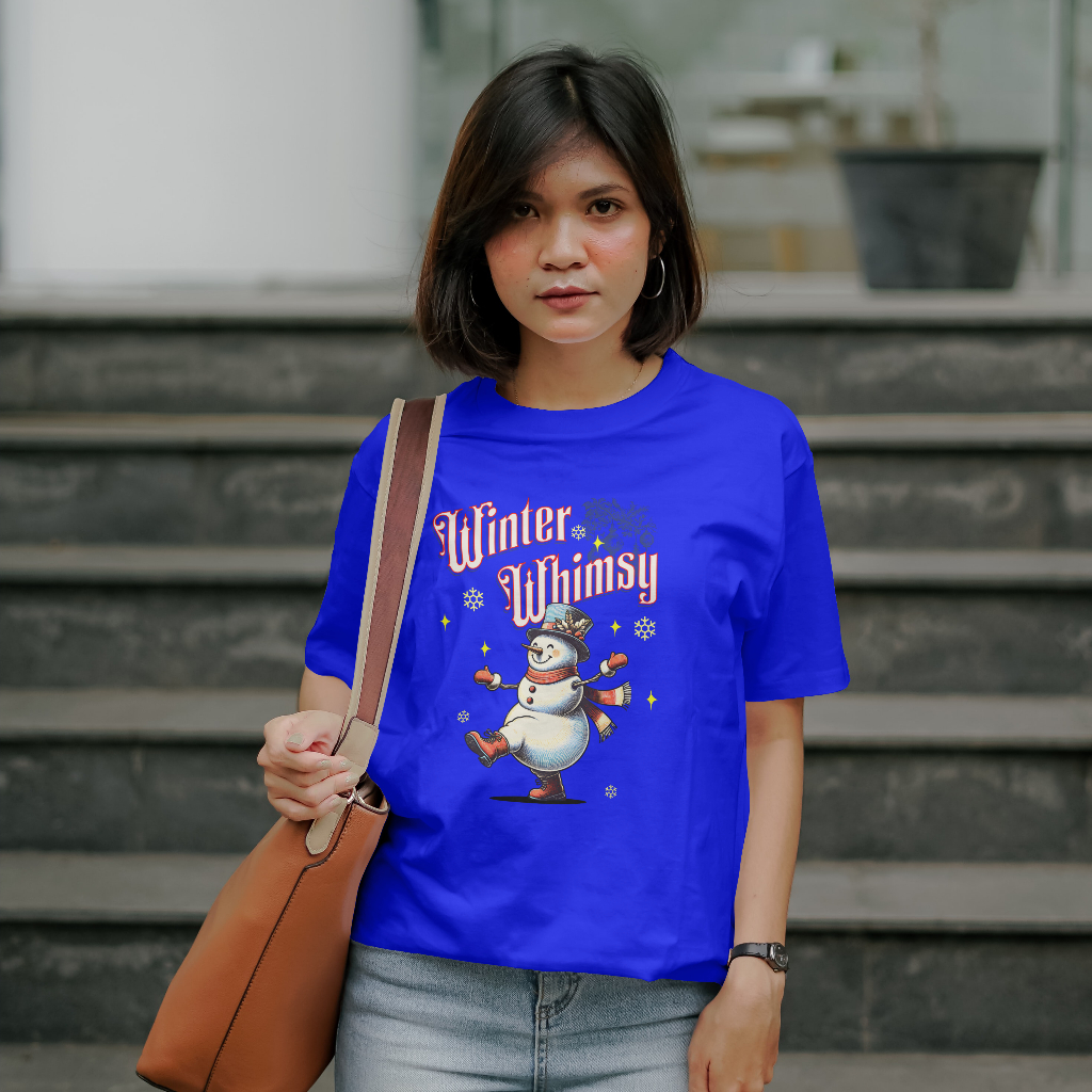 Winter Whimsy snow man T-Shirt