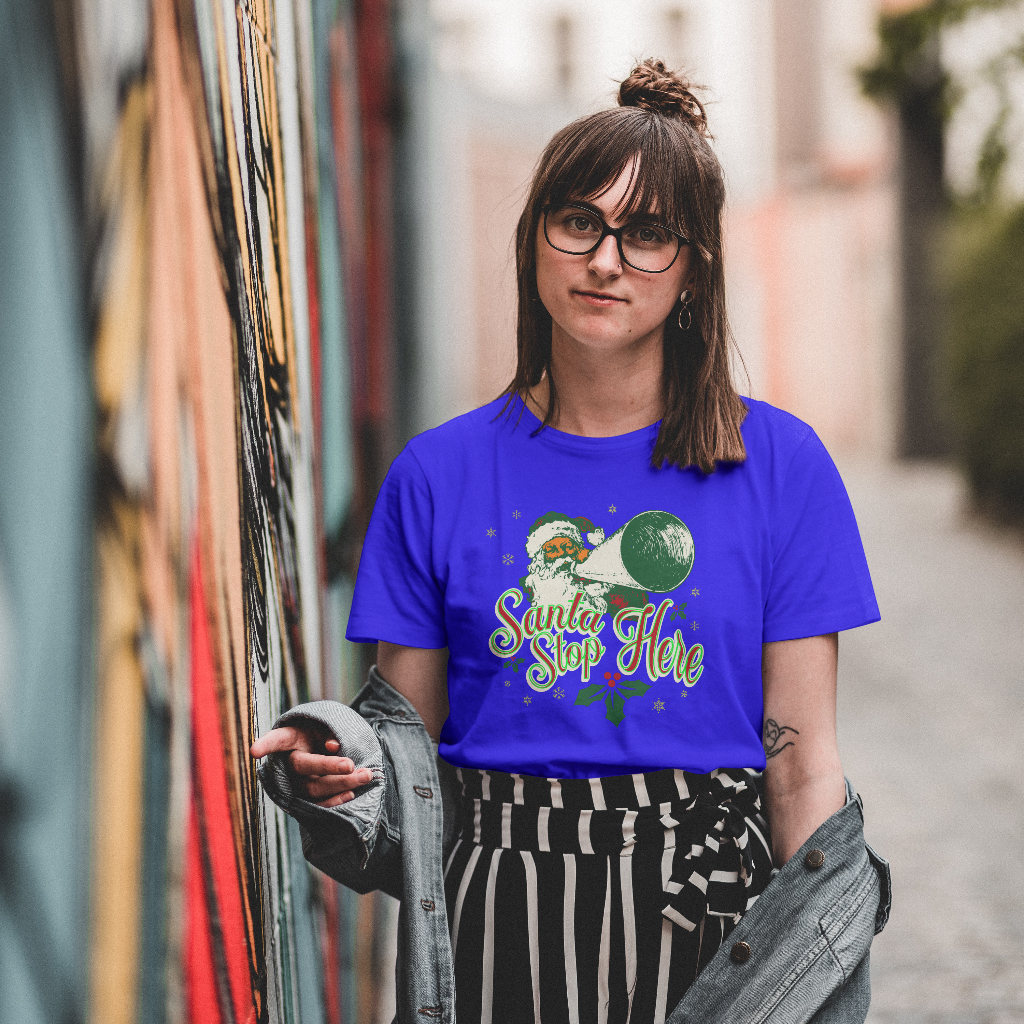 Santa Stop Here T-Shirt