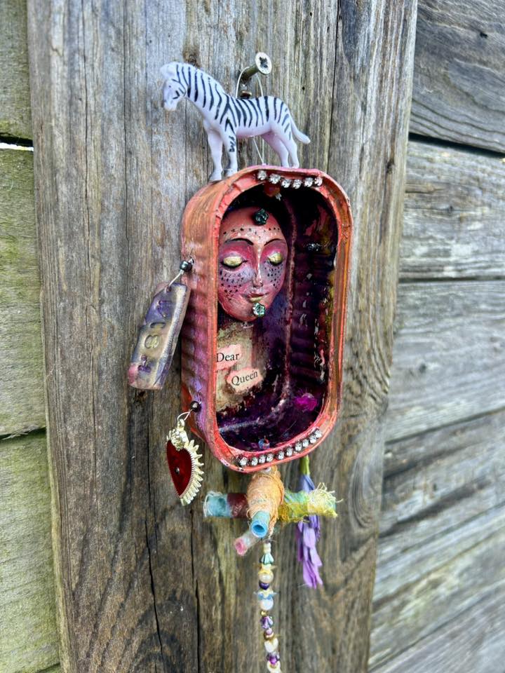 Dear Queen - Assemblage Artwork