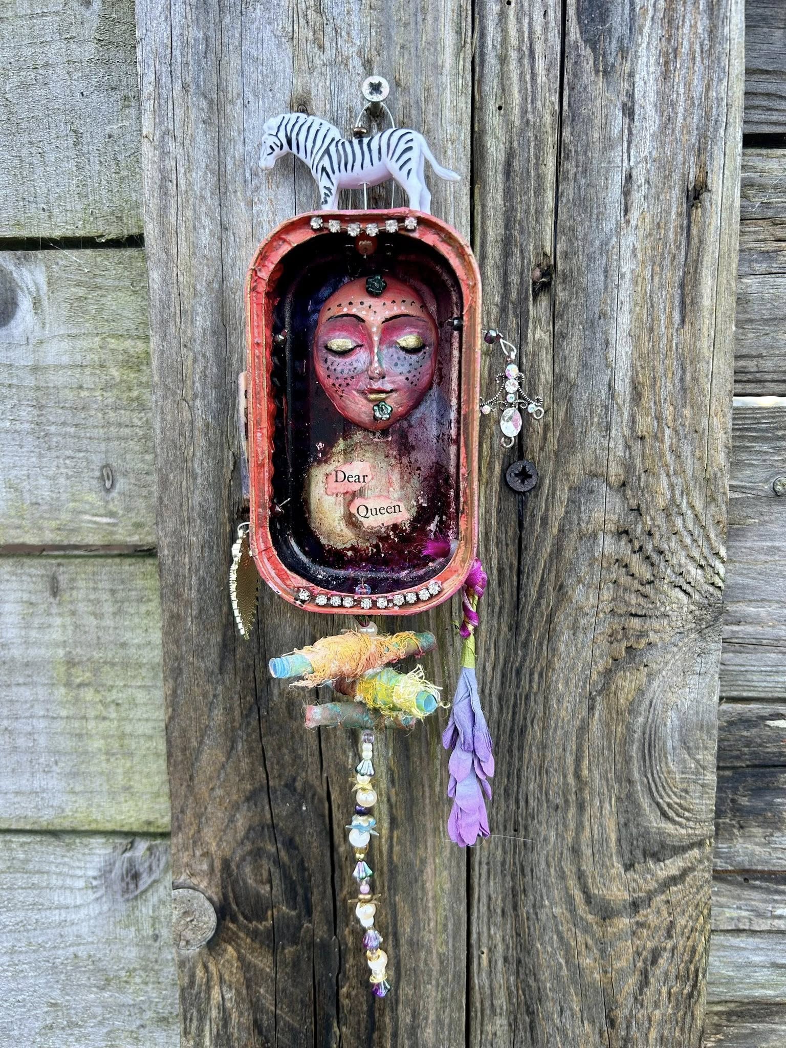 Dear Queen - Assemblage Artwork