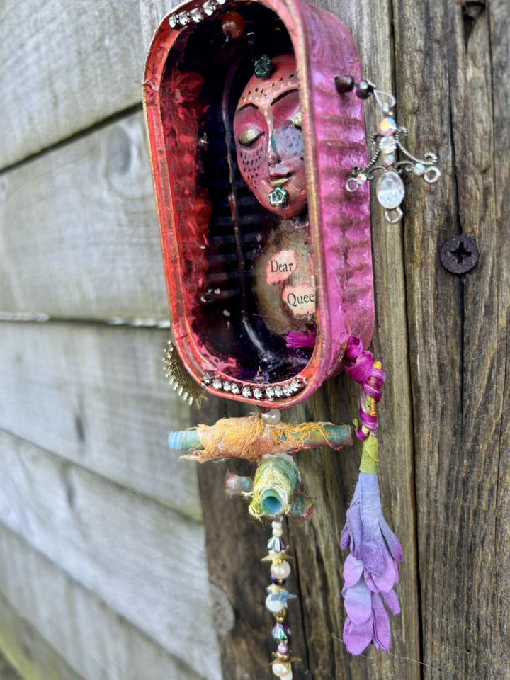 Dear Queen - Assemblage Artwork