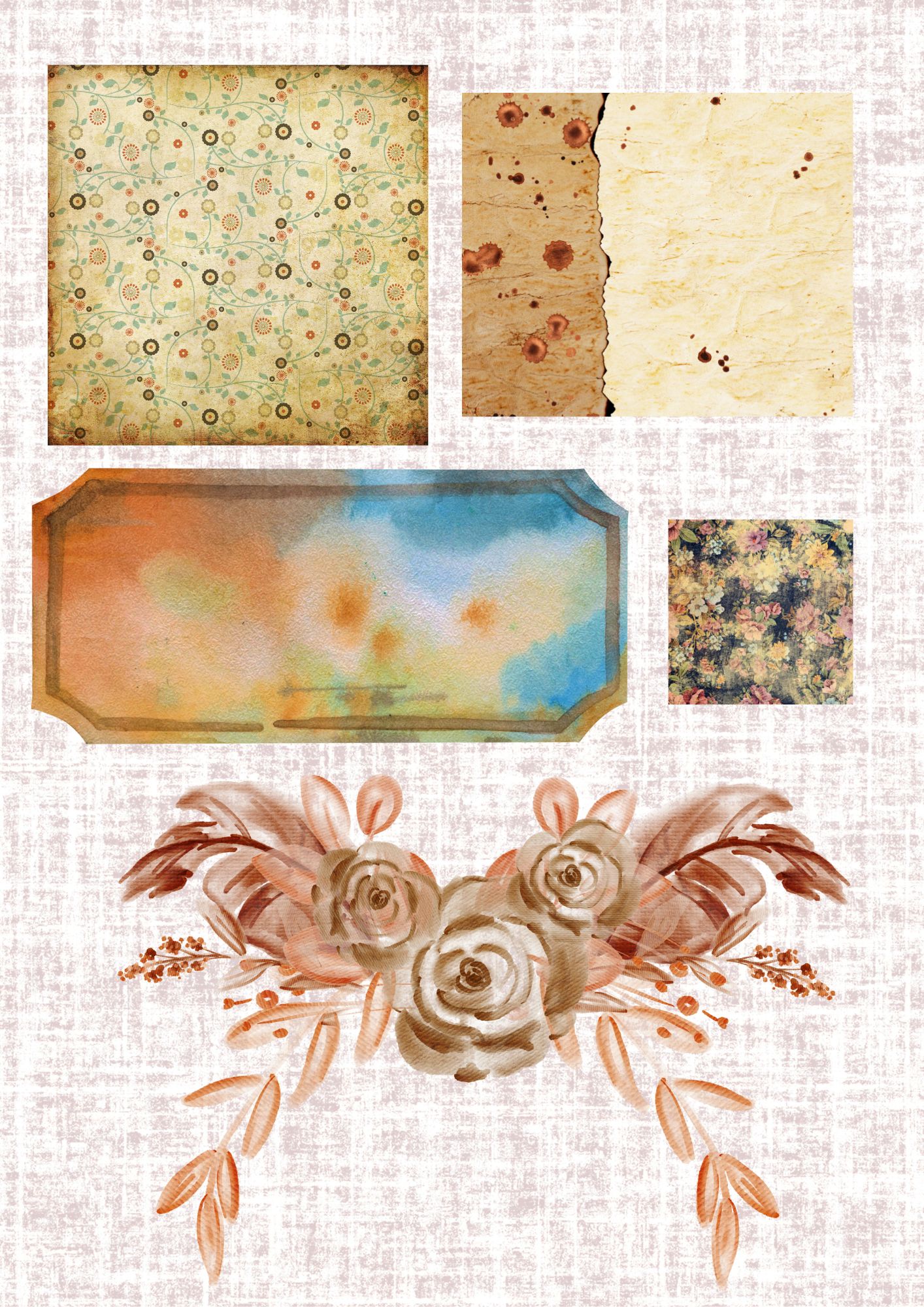 Collage Papers Bundle #2 