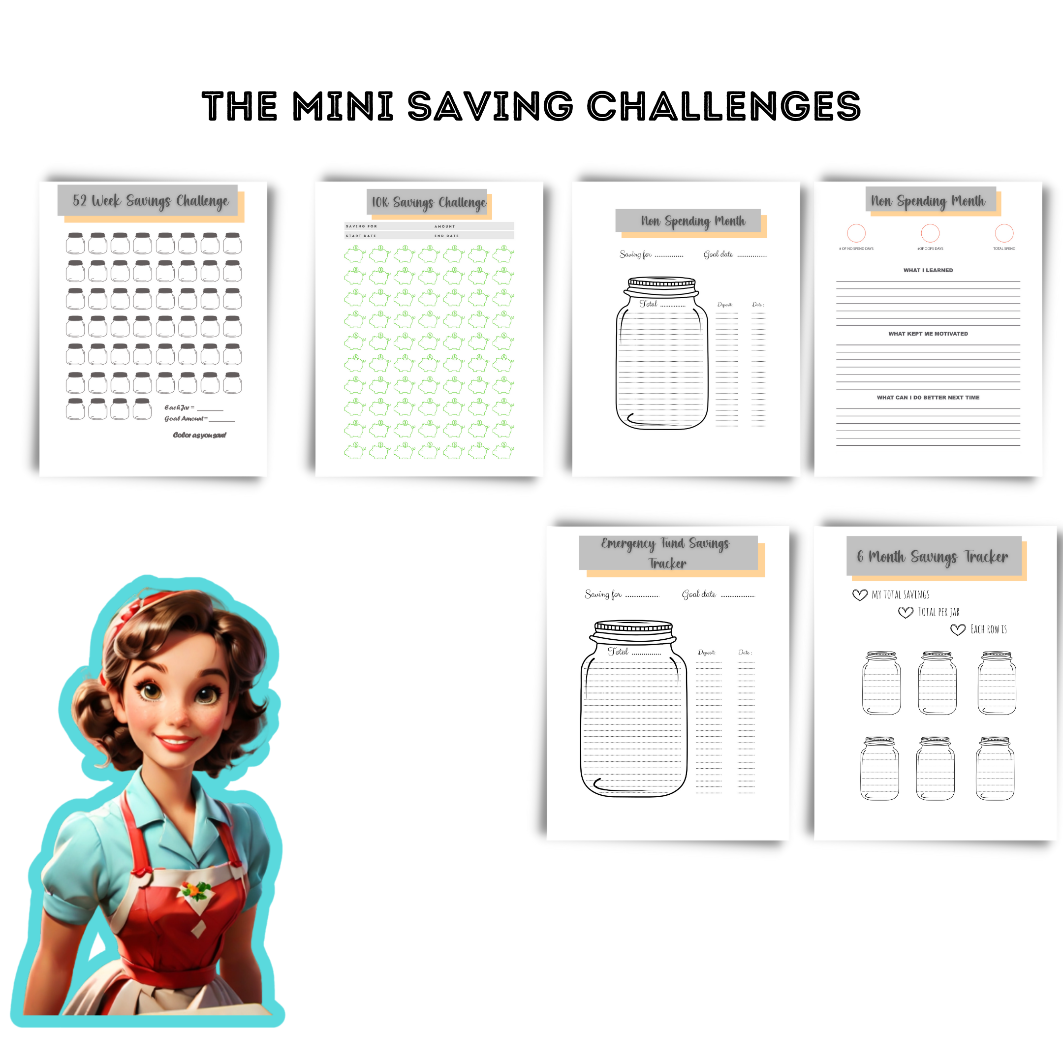 The Ultimate 52 Weeks Savings Challenge Kit