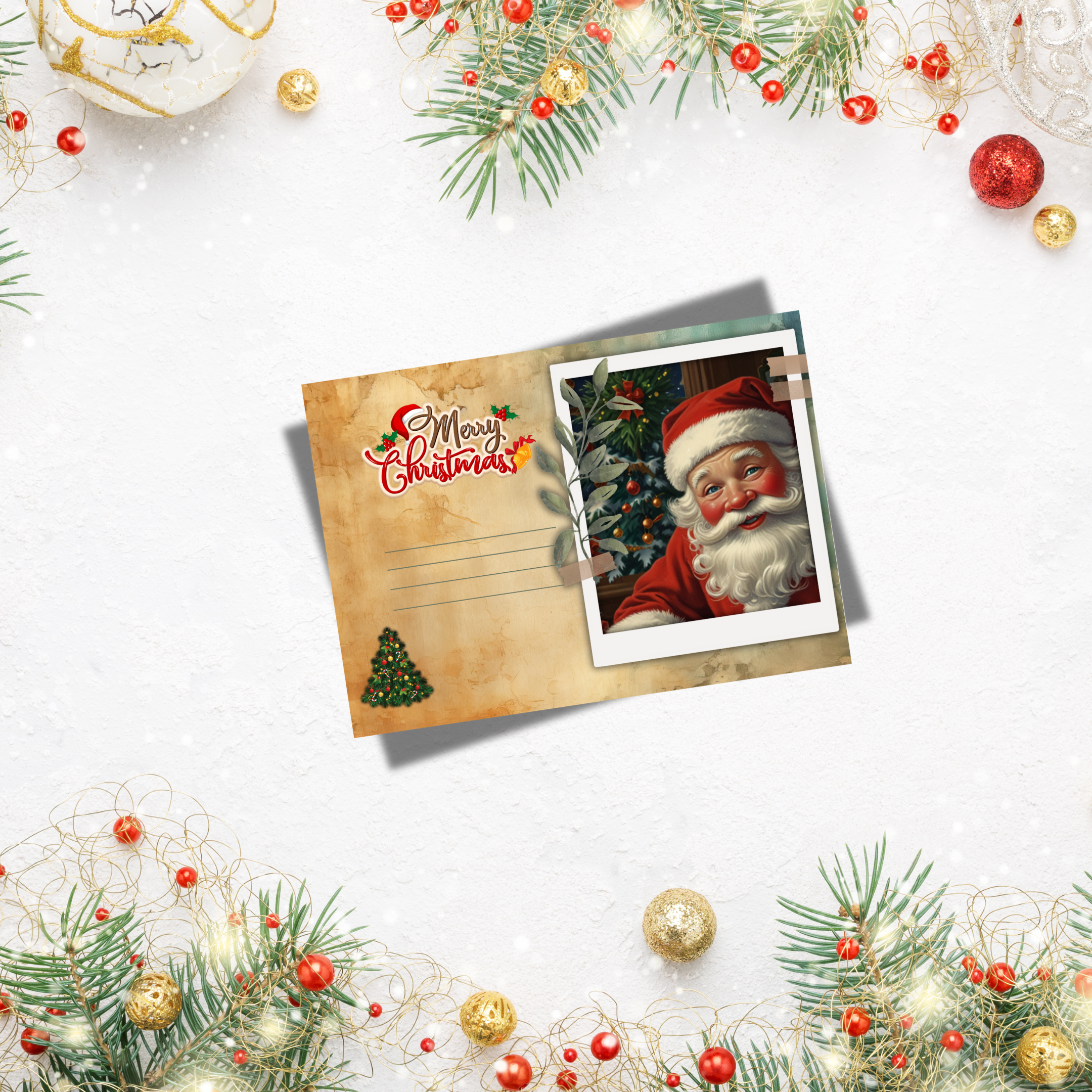 Christmas Wishing Cards Set