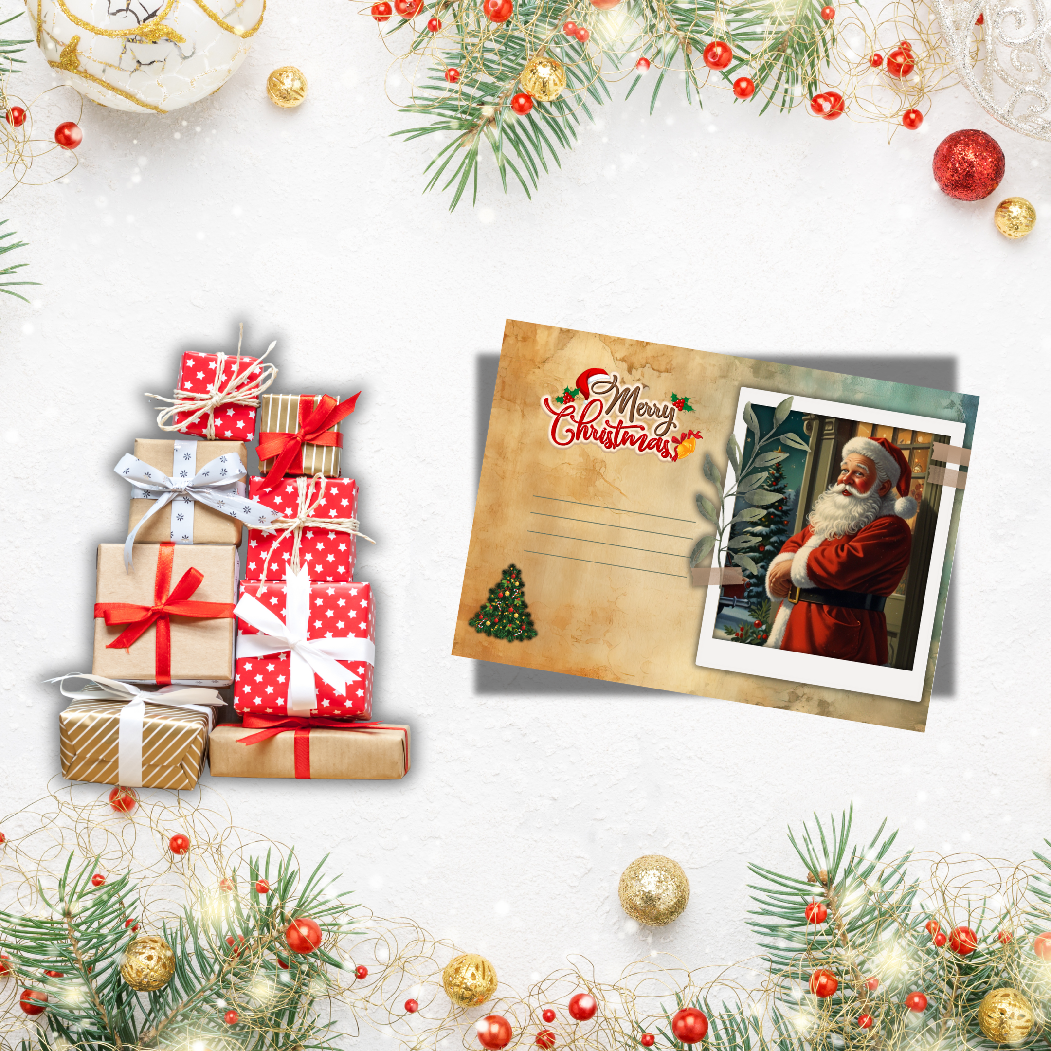 Christmas Wishing Cards Set