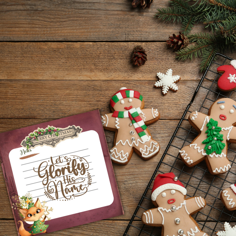 Christmas Gnomes Sticky Notes Set Printable PDF and PNG 