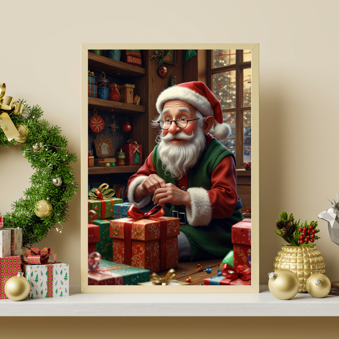 Santa's Workshop  Printable Wall Decor 