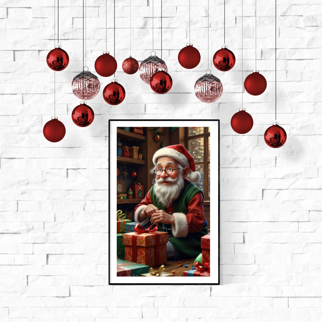 Santa's Workshop  Printable Wall Decor 