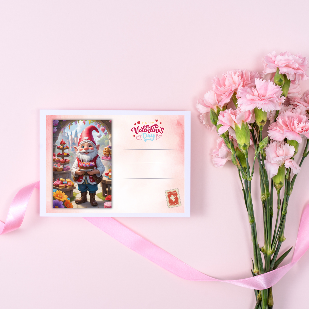 Valentine’s Day Gnome Wishing Cards – Printable High-Quality PDF