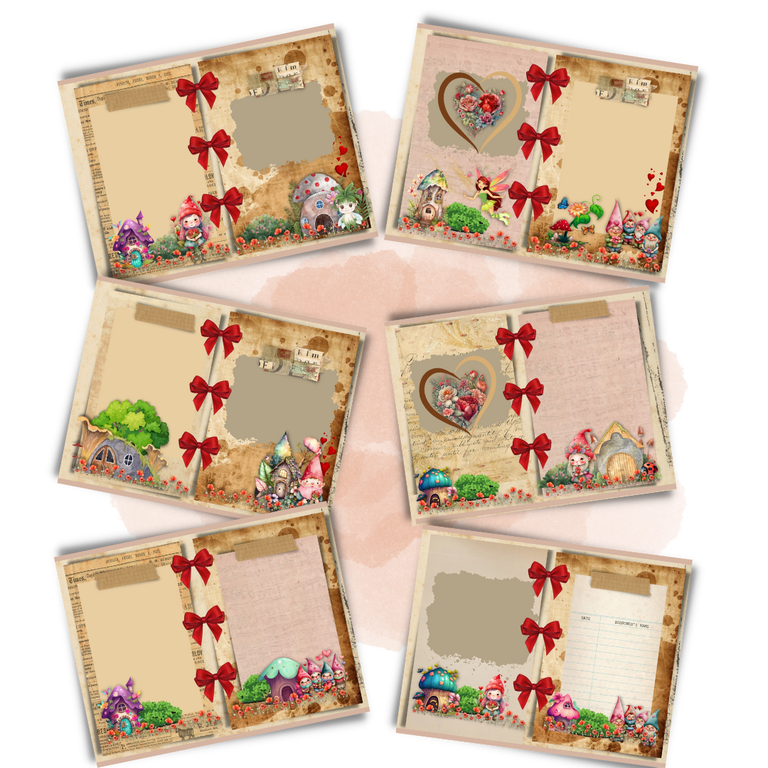 Poppy Flower Junk Journal| Spring Junk Journal Kit | Printable PDF| Scrapbooking