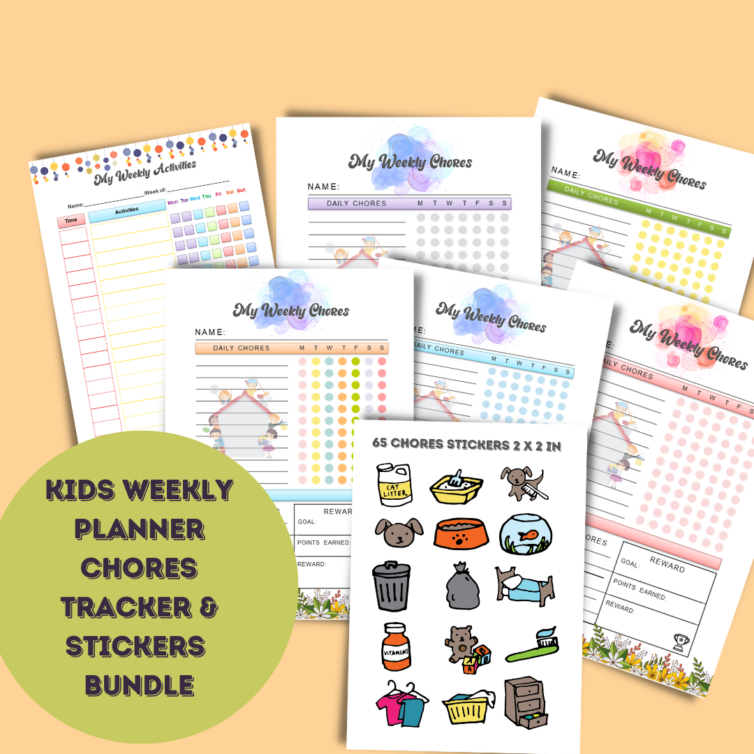 Kids Weekly Activity Planner Printable