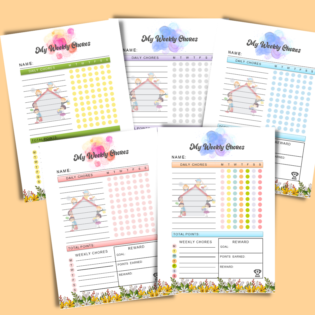 Kids Weekly Activity Planner Printable