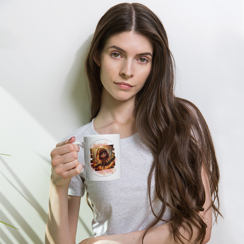 Cute Fall Gnome Coffee Mug – Cozy Autumn Cup with Double-Sided Design