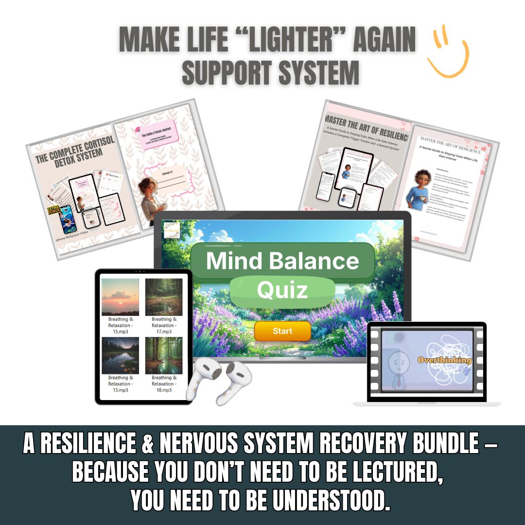 Make Life “Lighter” Again - A Resilience & Nervous System Recovery Support System 