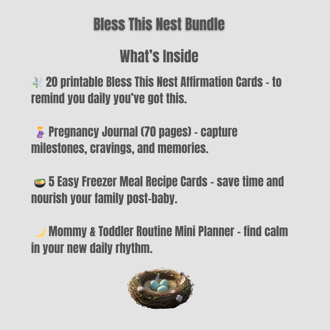 Bless This Nest Bundle – Printable Pregnancy & Motherhood