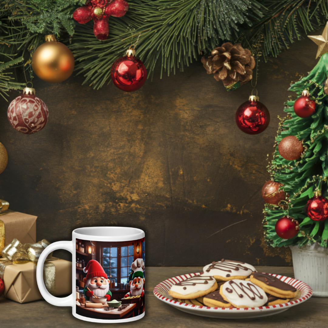 "The Kitchen Crew" Christmas Gnome Mug