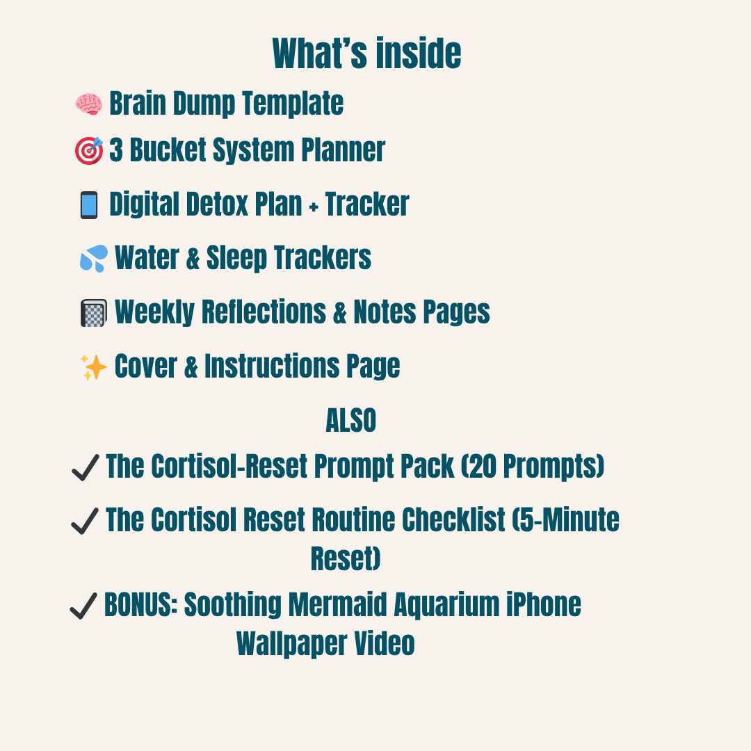 The Complete Cortisol Detox System Printable 