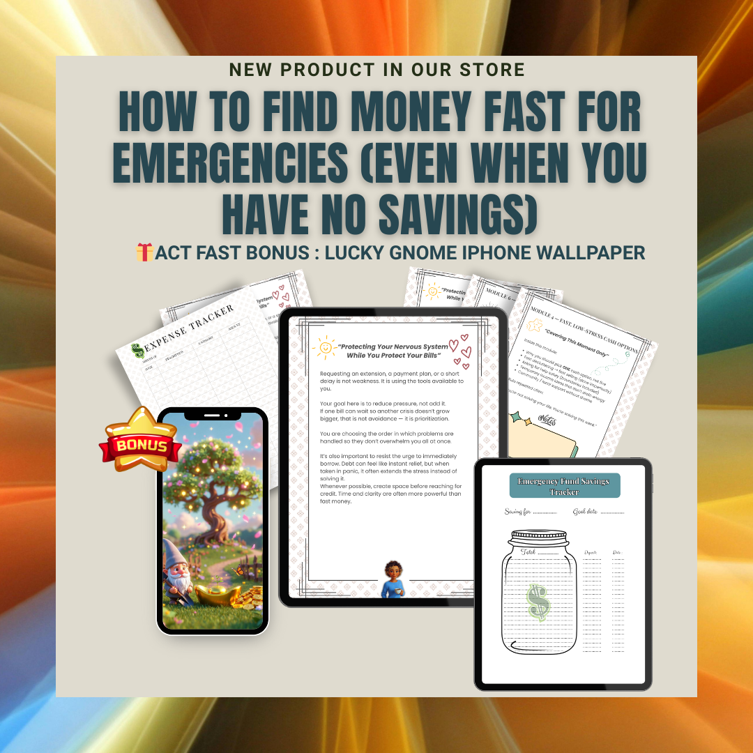 How to Find Money Fast for Emergencies (Even When You Have No Savings)