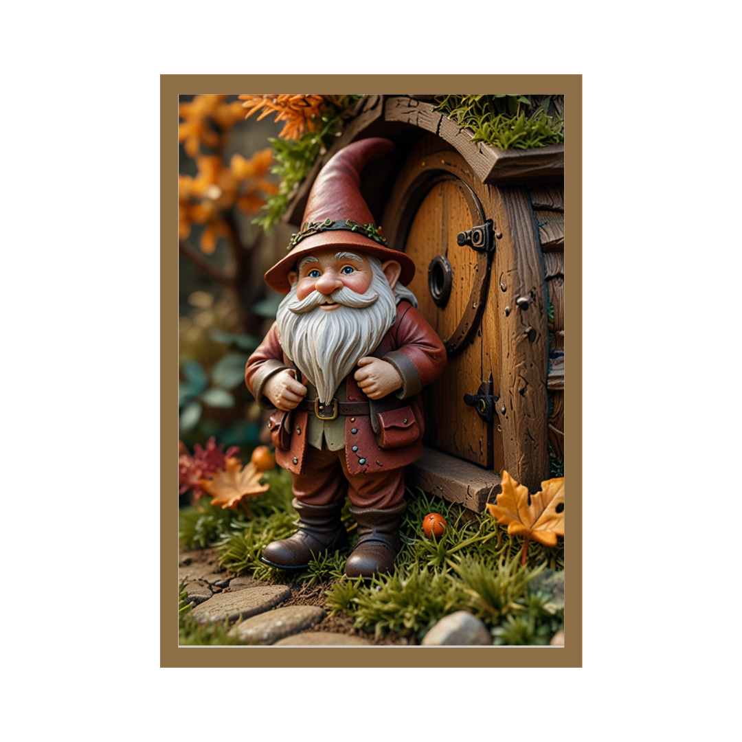 Whimsical Fall Gnomes: Printable Wall Art for Cozy Autumn Decor