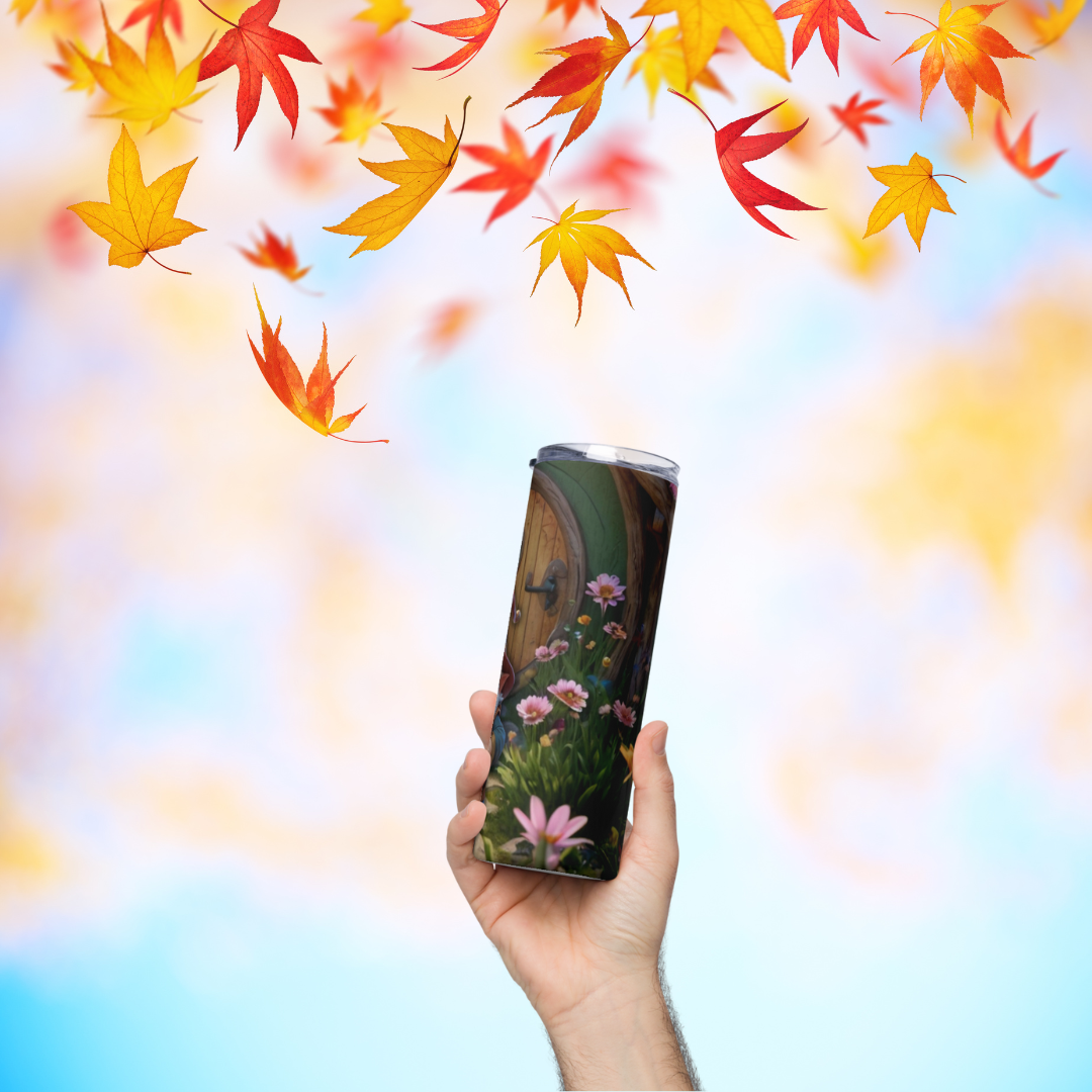 Cozy Hobbit House Gnome Tumbler 