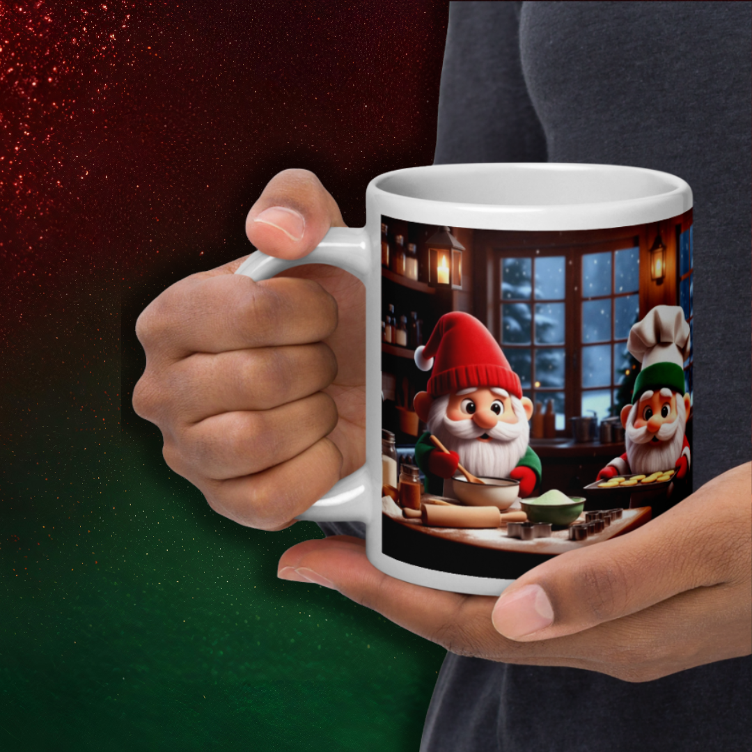 "The Kitchen Crew" Christmas Gnome Mug