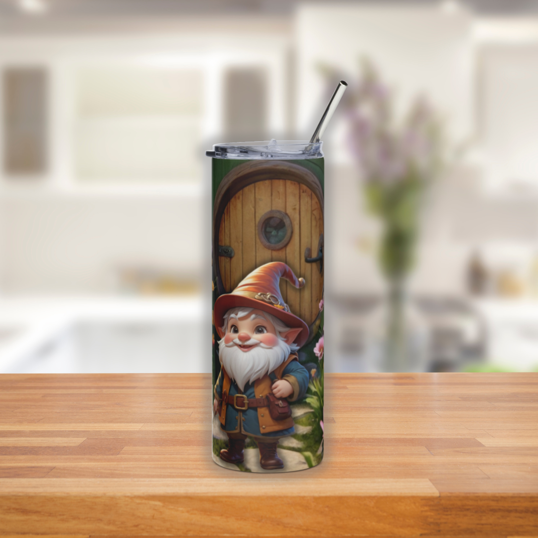 Cozy Hobbit House Gnome Tumbler 