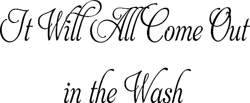 It Will All Come Out in the Wash (V2)