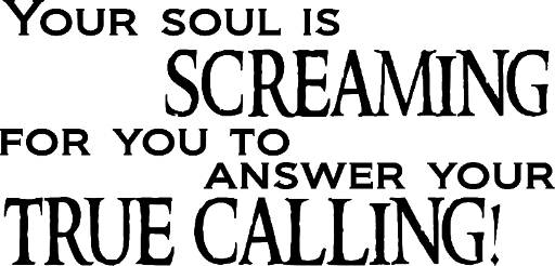Your soul is screaming for you to answer your true calling!