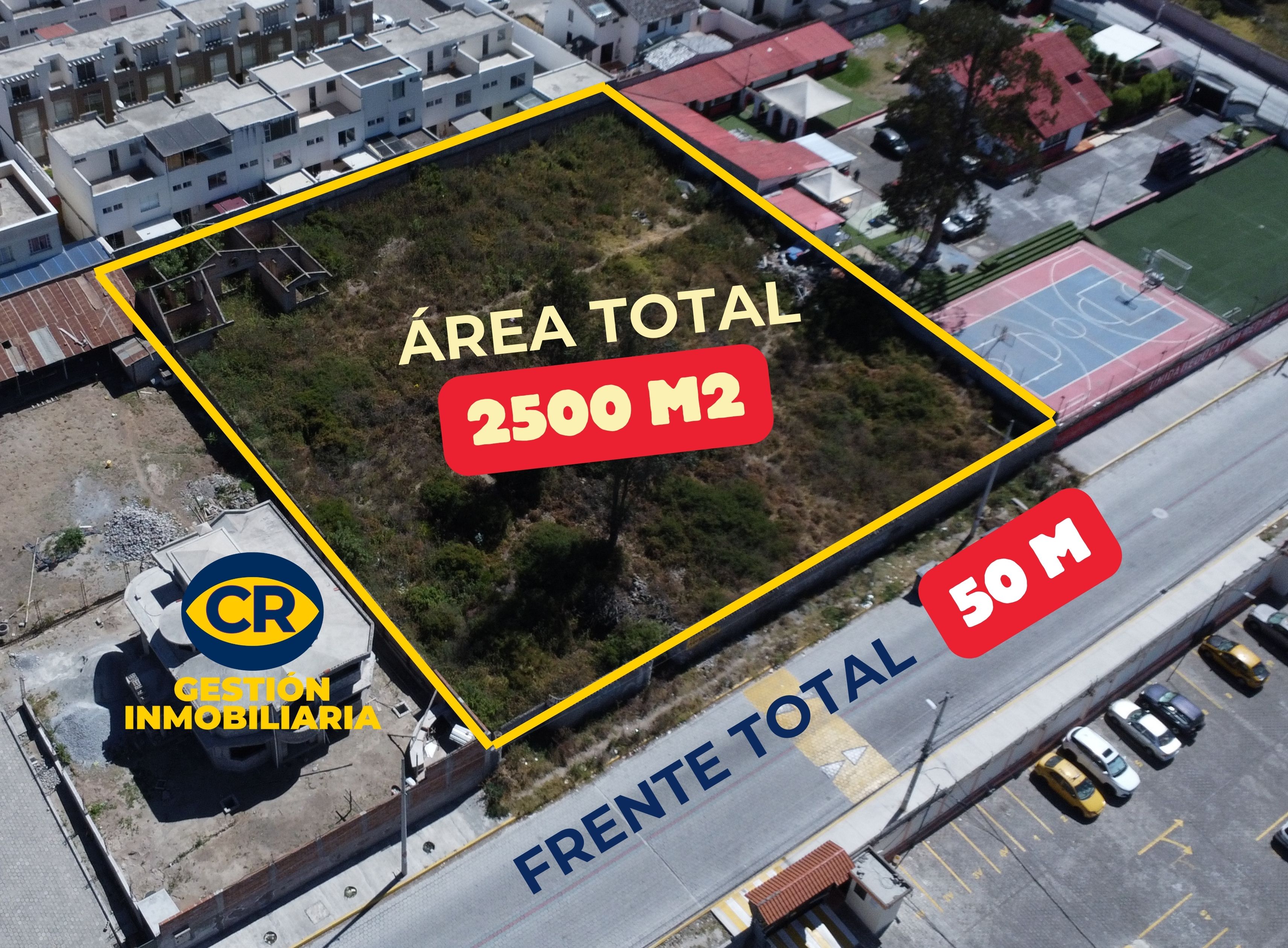 Amplio Terreno Plano en Venta en Calderón de 2500 m2 Sector Av. Cacha