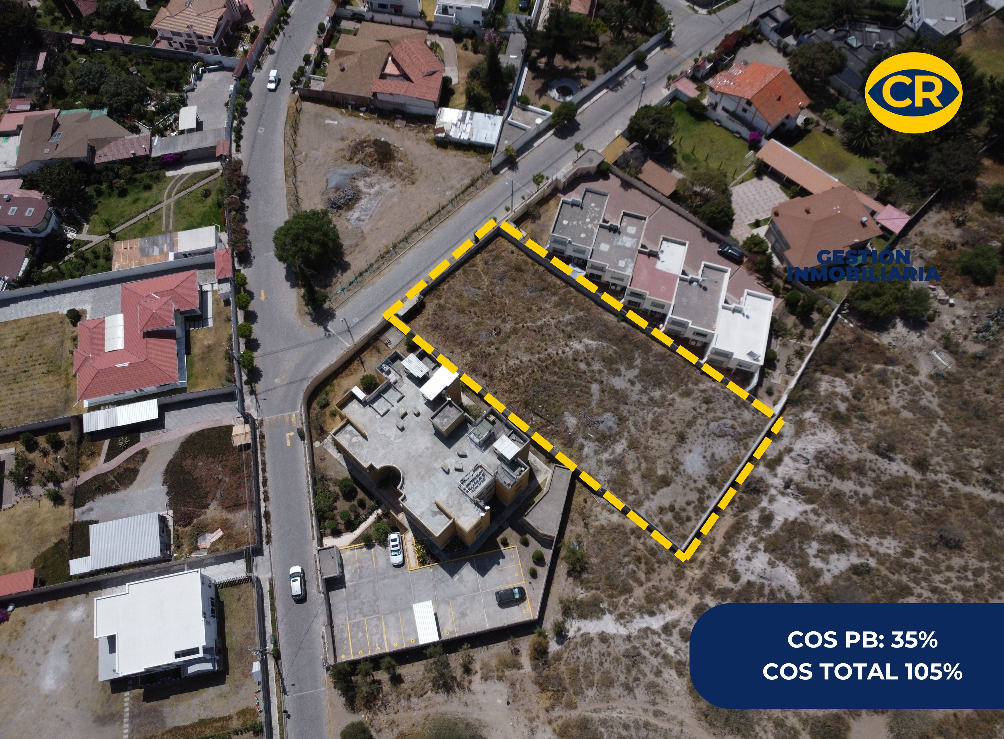 Terreno de 1400 m2 en Urbanización Exclusiva en San Antonio de Pichincha
