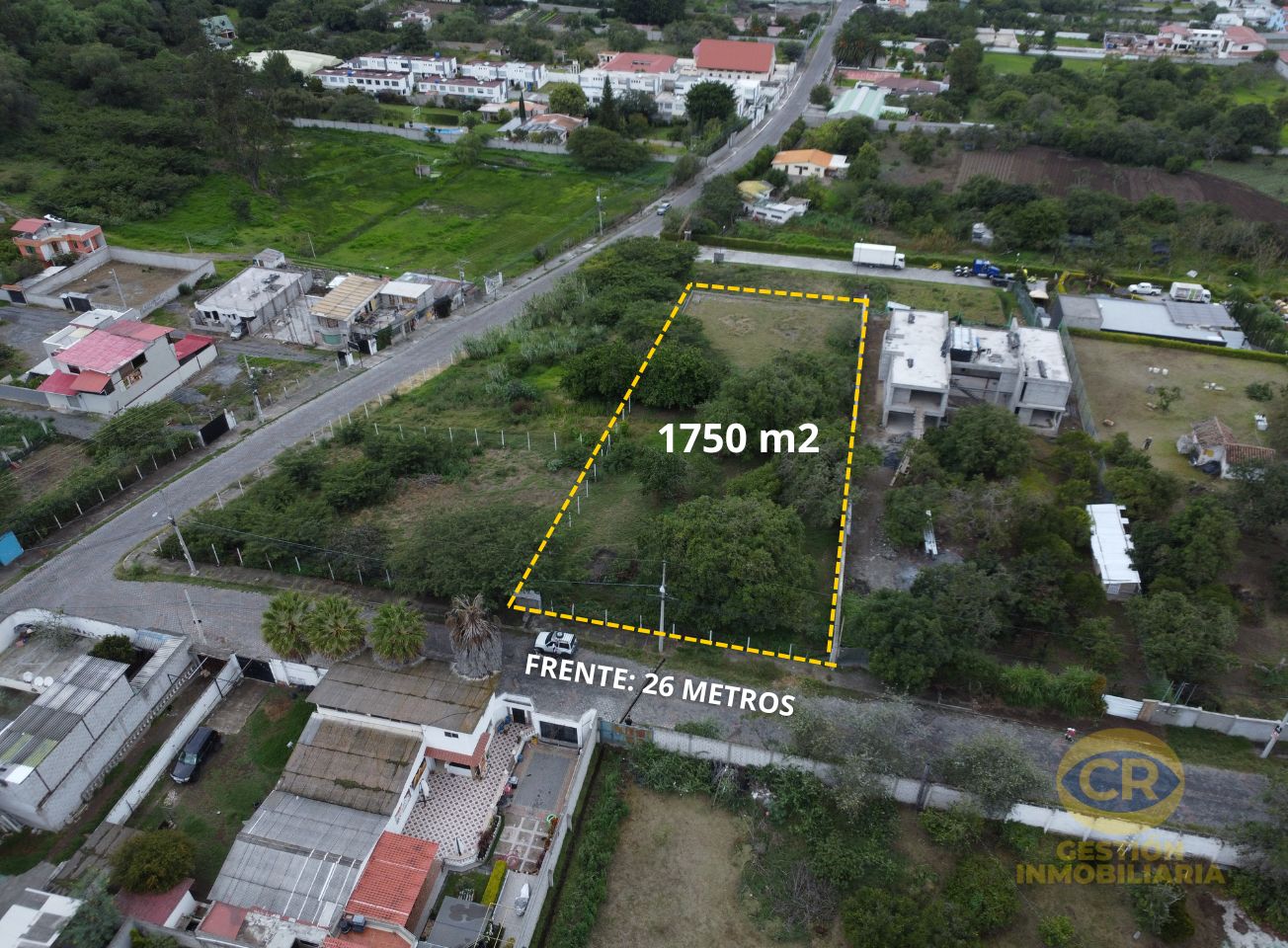 Terreno Plano de 1750 m2 en Guayllabamba, en Zona Exclusiva, Sector el Zoológico de Guayllabamba.