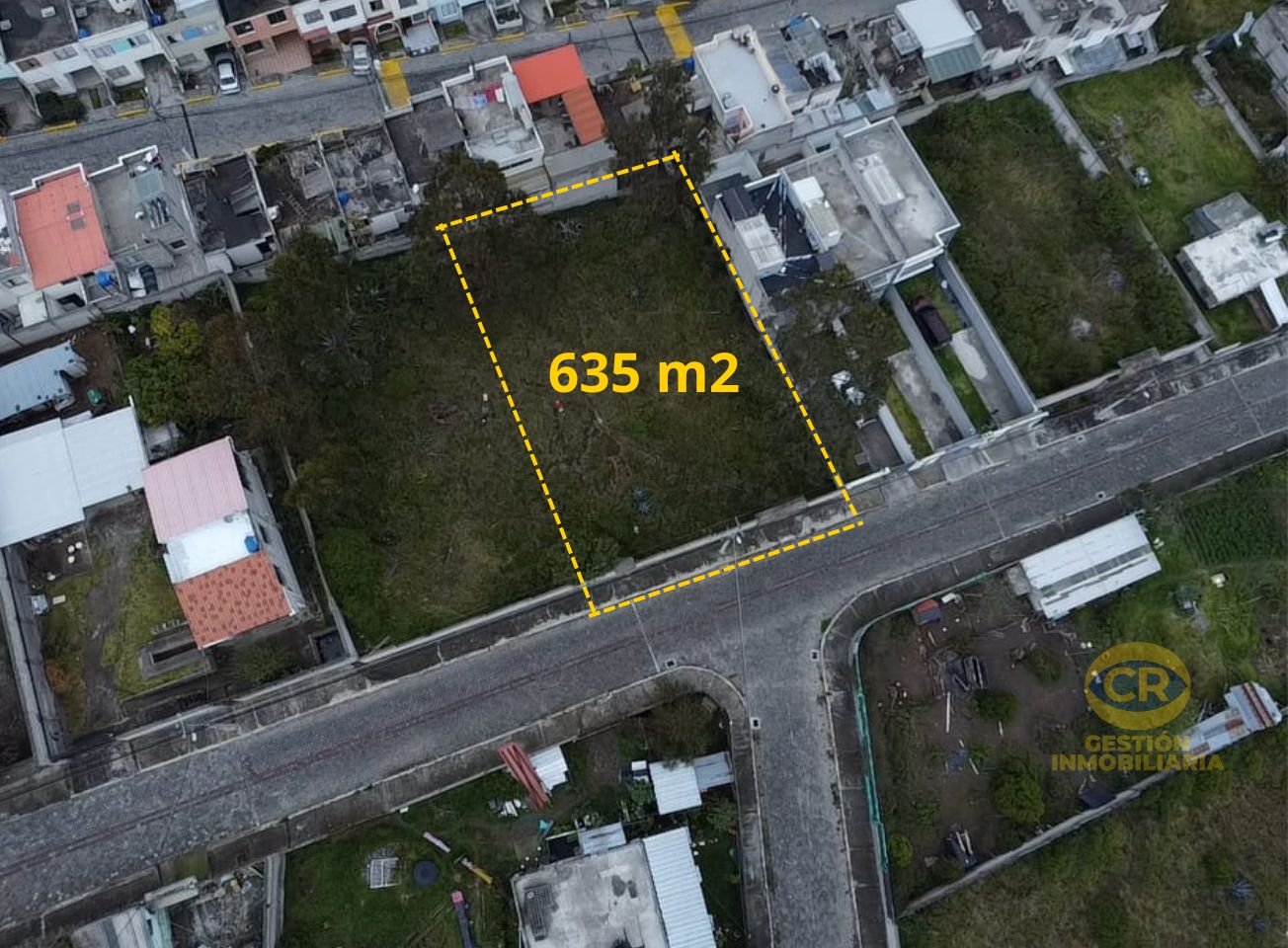 Terreno de 635 m2, en Calderón, Sector Colegio Municipal del Milenio
