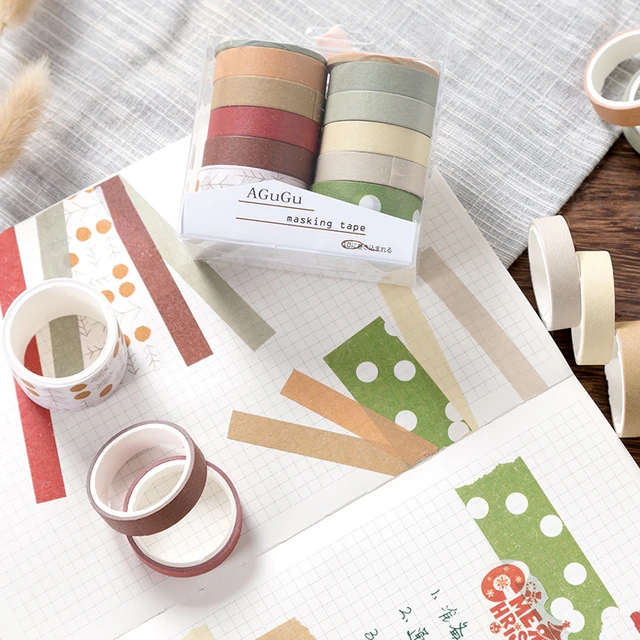 Set de Washi Tapes Tonos Retro 