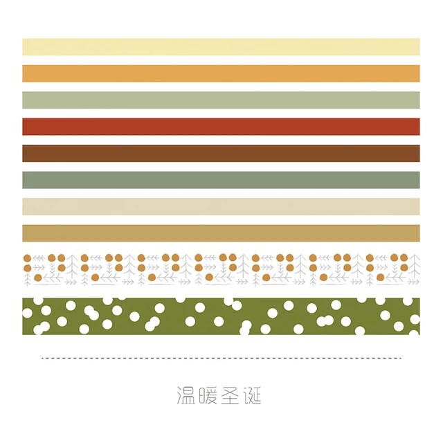Set de Washi Tapes Tonos Retro 