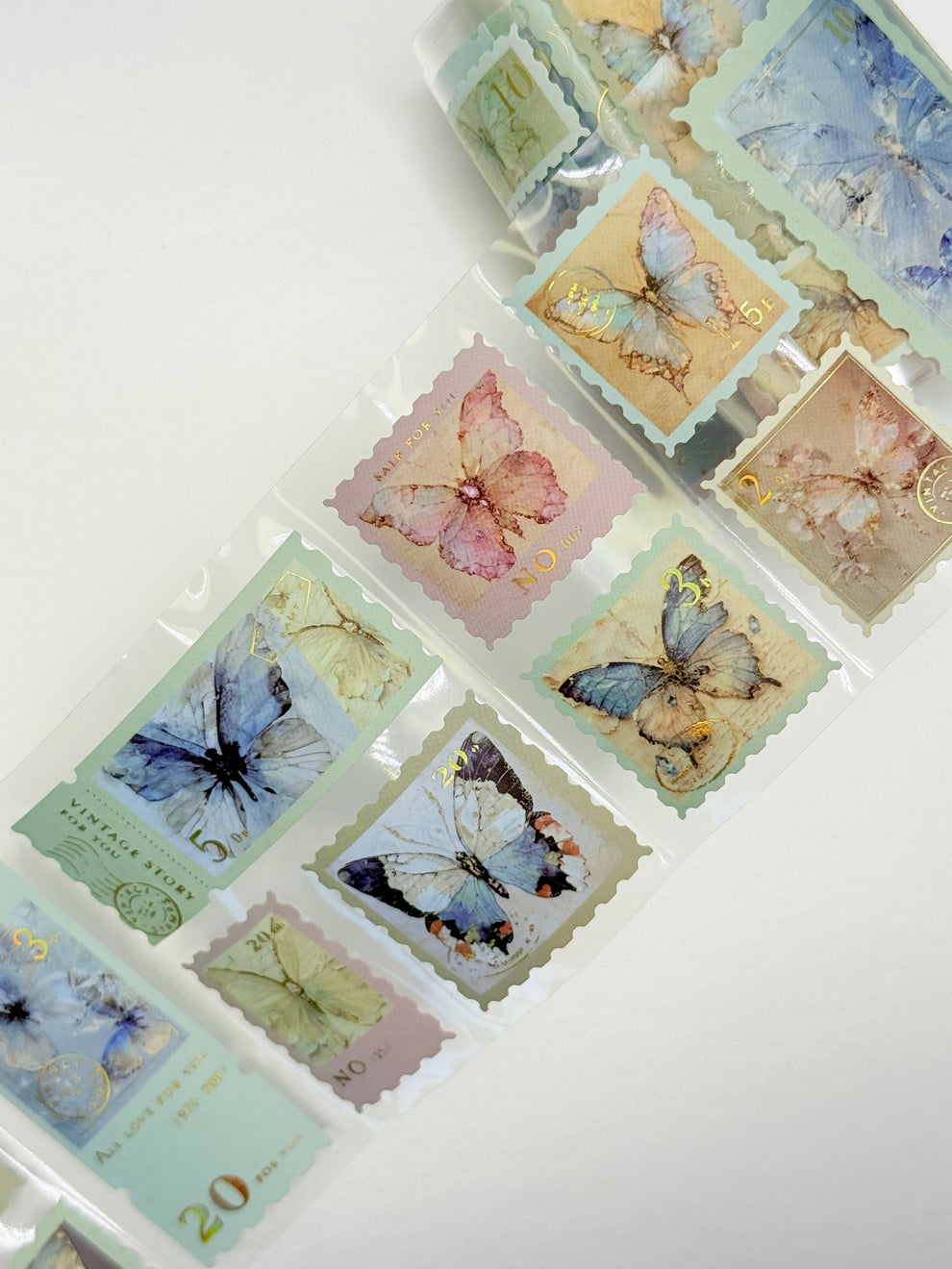 Stickers en Rollo - Butterfly Timeline