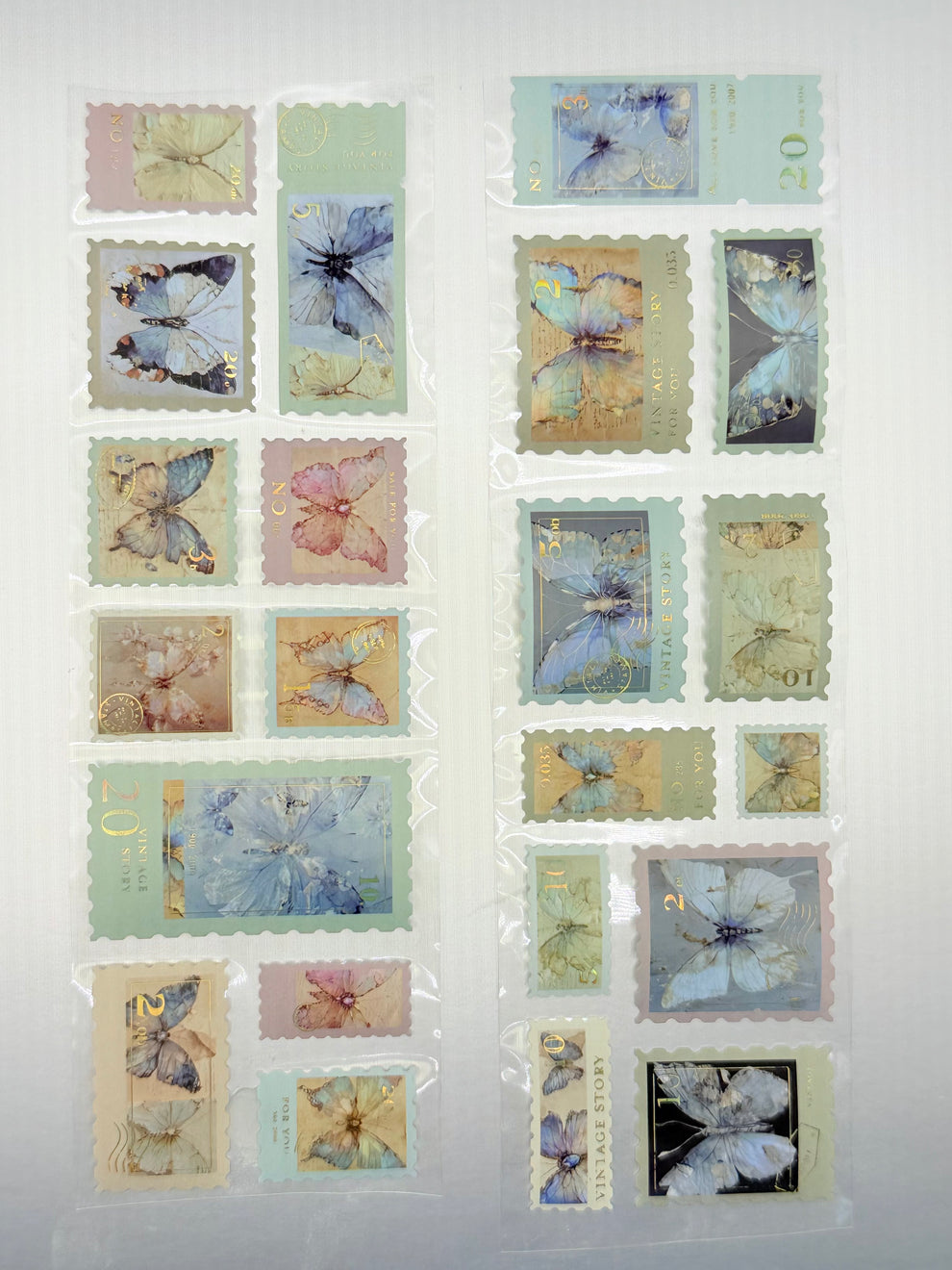 Stickers en Rollo - Butterfly Timeline
