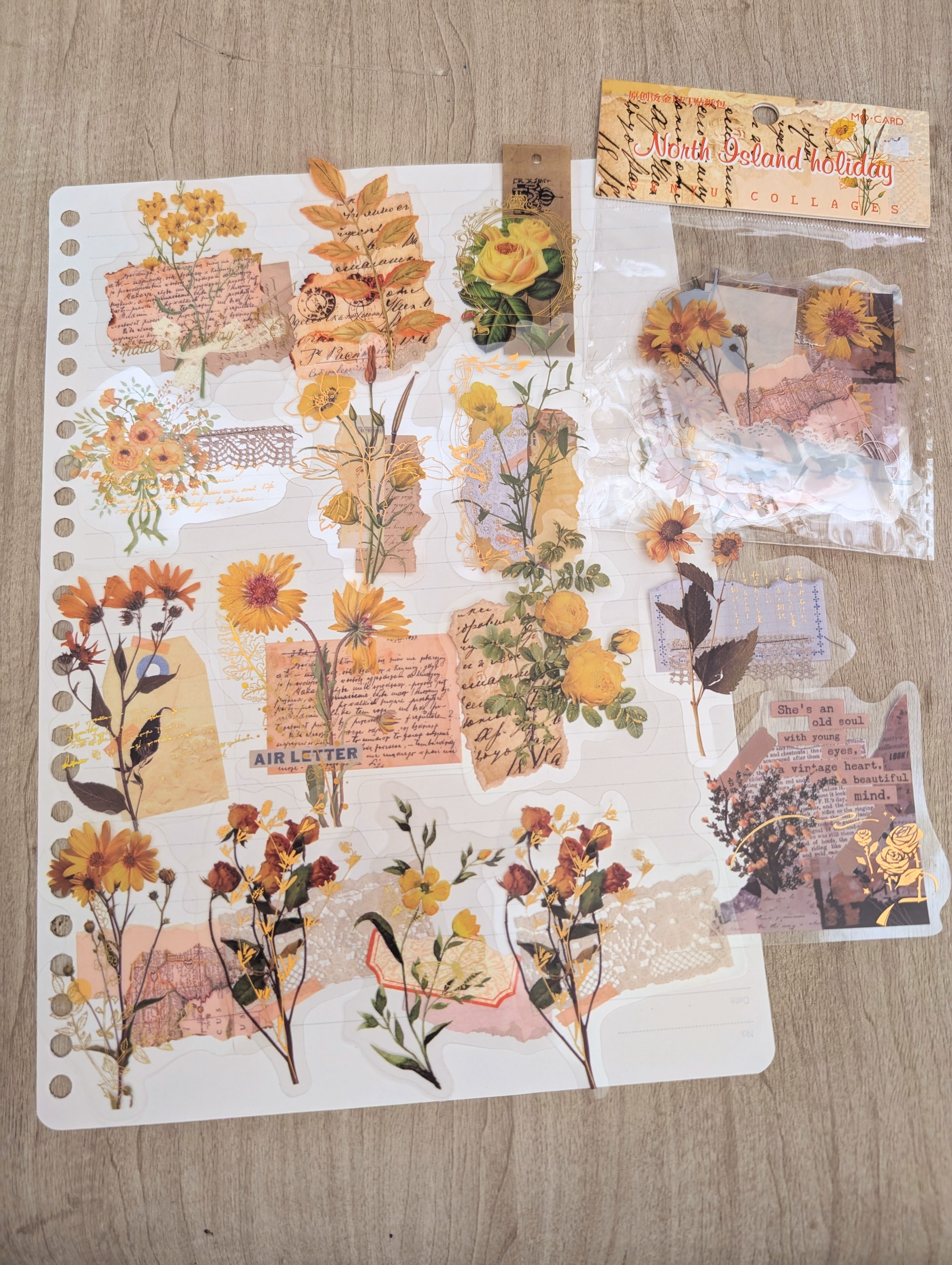 Stickers de Flores Amarillas
