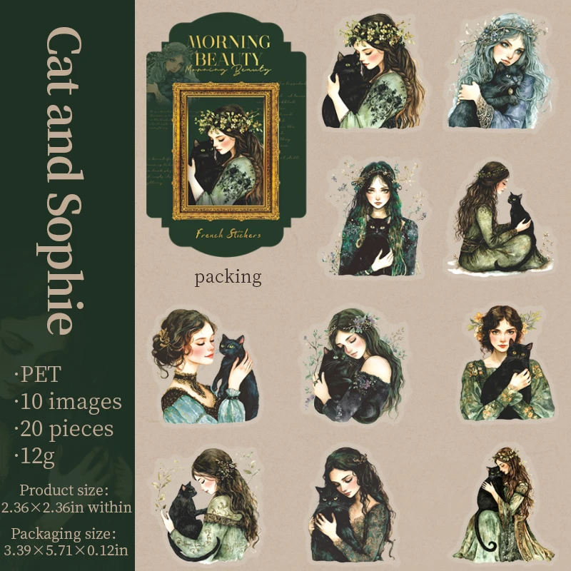 Stickers de Niñas Morning Beauty - Cats & Girls
