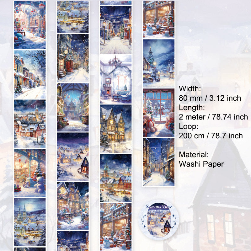 Tape Ancho de Paisajes - Night View 