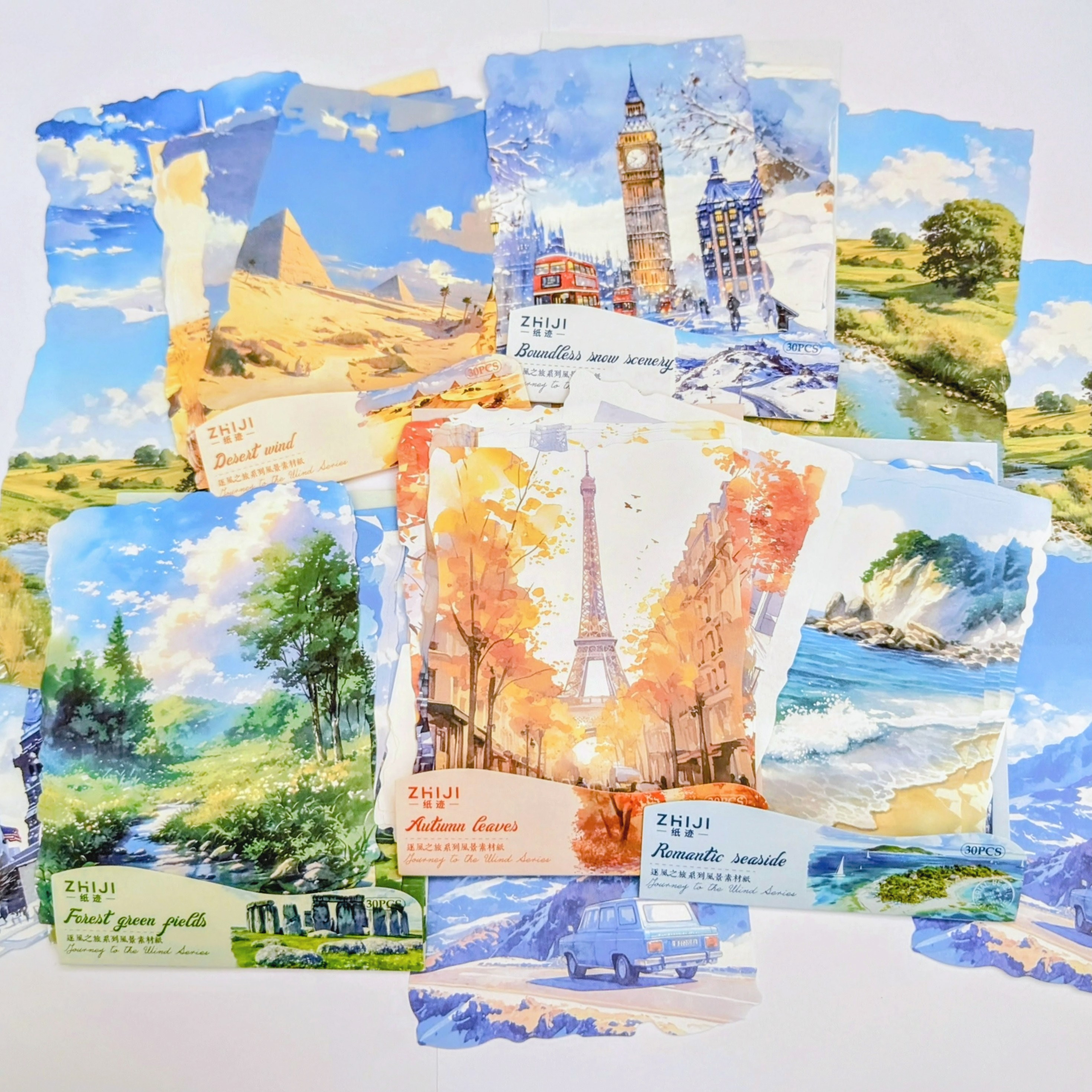 Papel Decorativo de Paisajes - escoger diseño 