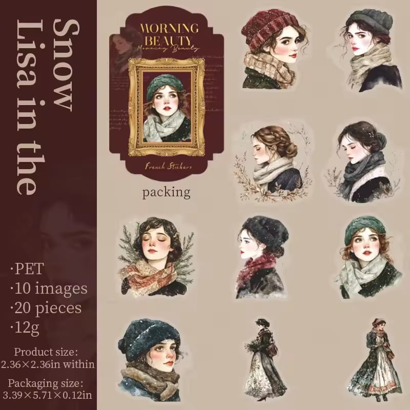 Stickers de Niñas Morning Beauty - In The Snow 