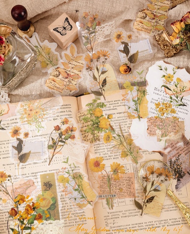 Stickers de Flores Amarillas