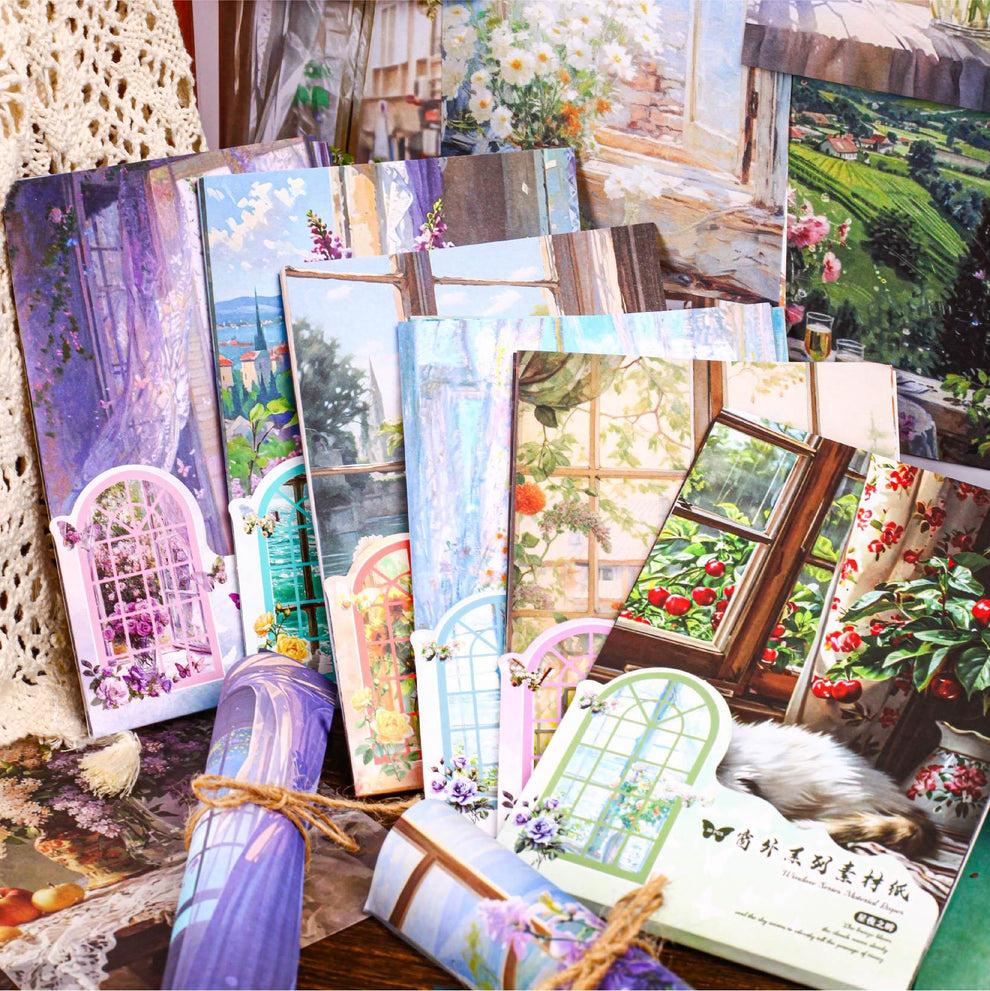 Papel Decorativo - Window Theme - escoger diseño 