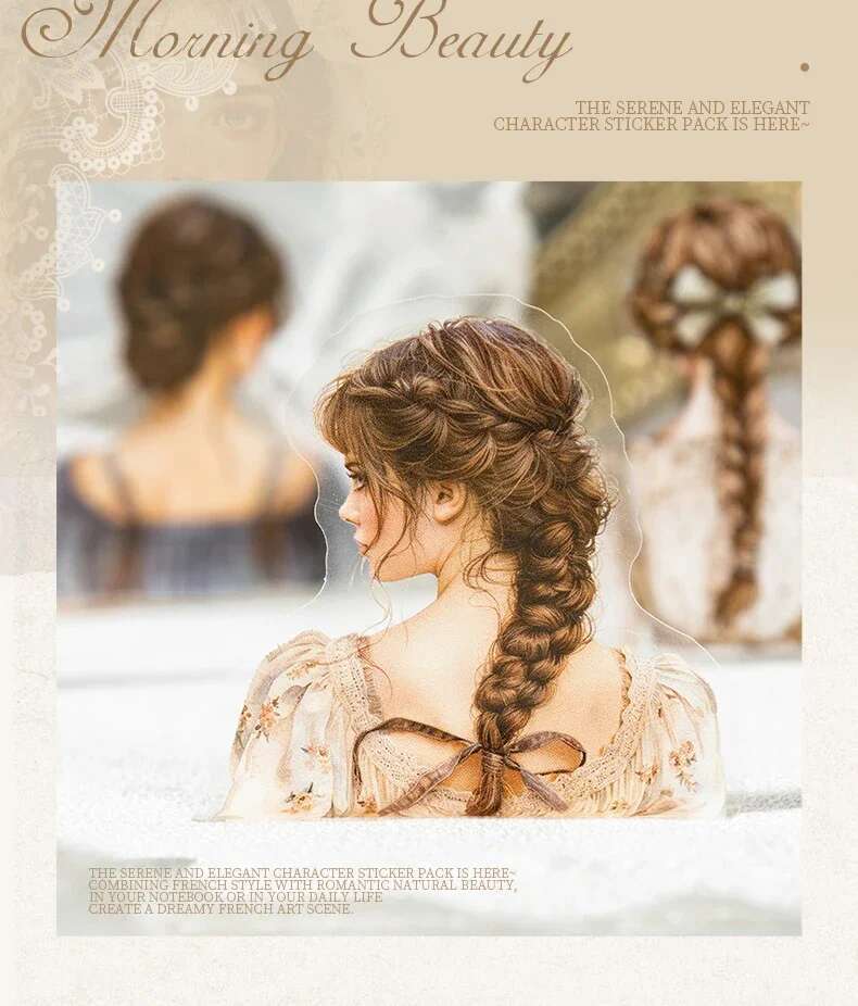Stickers de Niñas Morning Beauty - escoger diseño 
