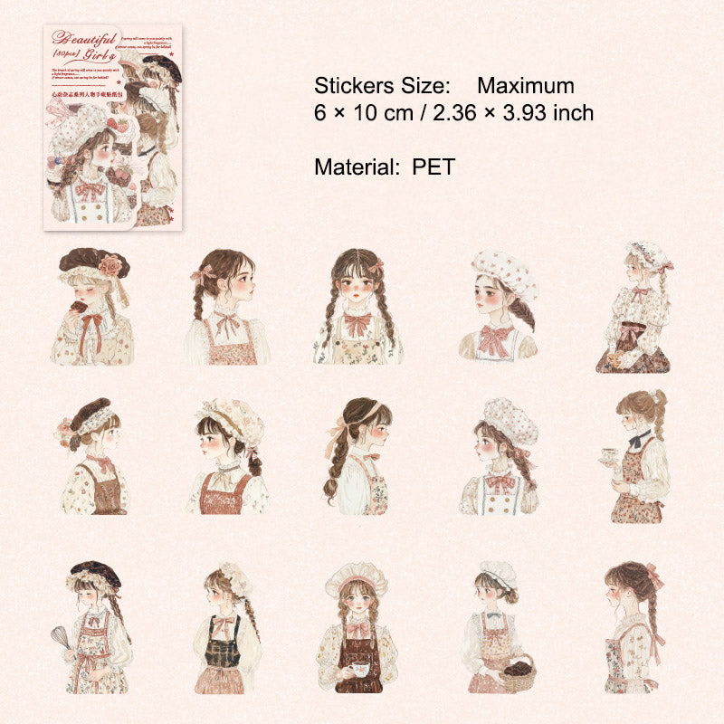 Stickers de Niñas Sweet Girl 