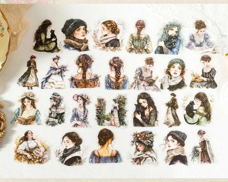 Stickers de Niñas Morning Beauty - escoger diseño 