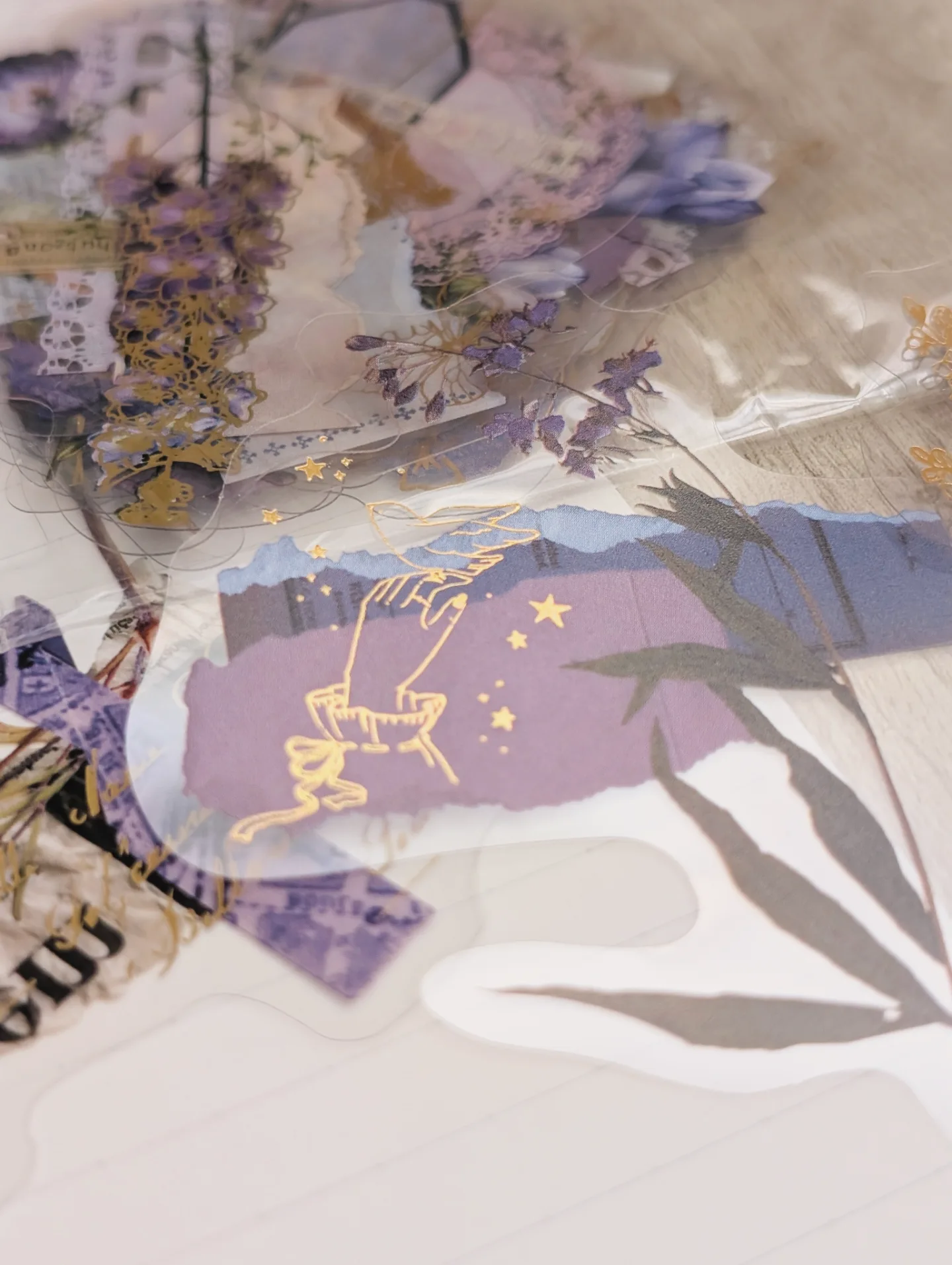 Stickers de Flores Moradas 