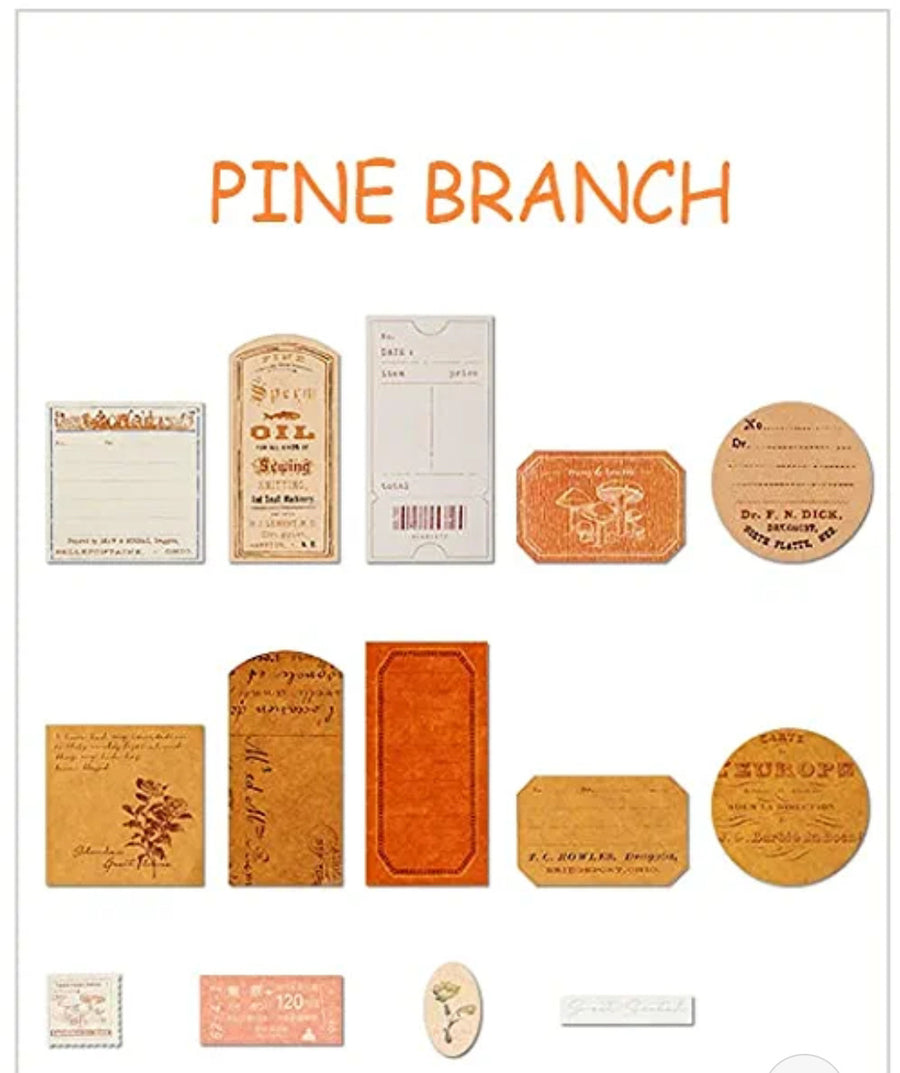 30pzs Kit para Journaling - Pine Branch