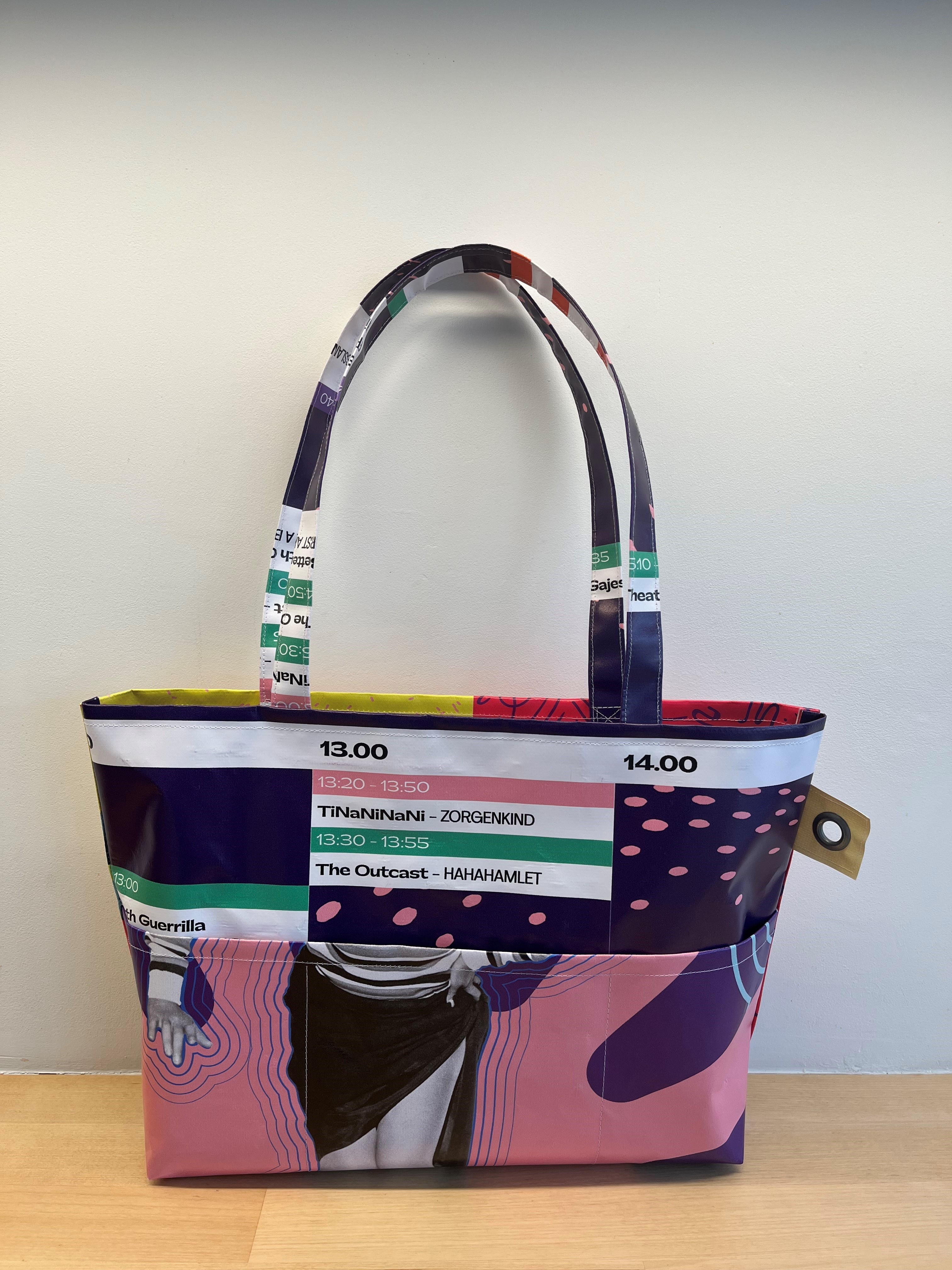 Handtas groot | met lange handvatten