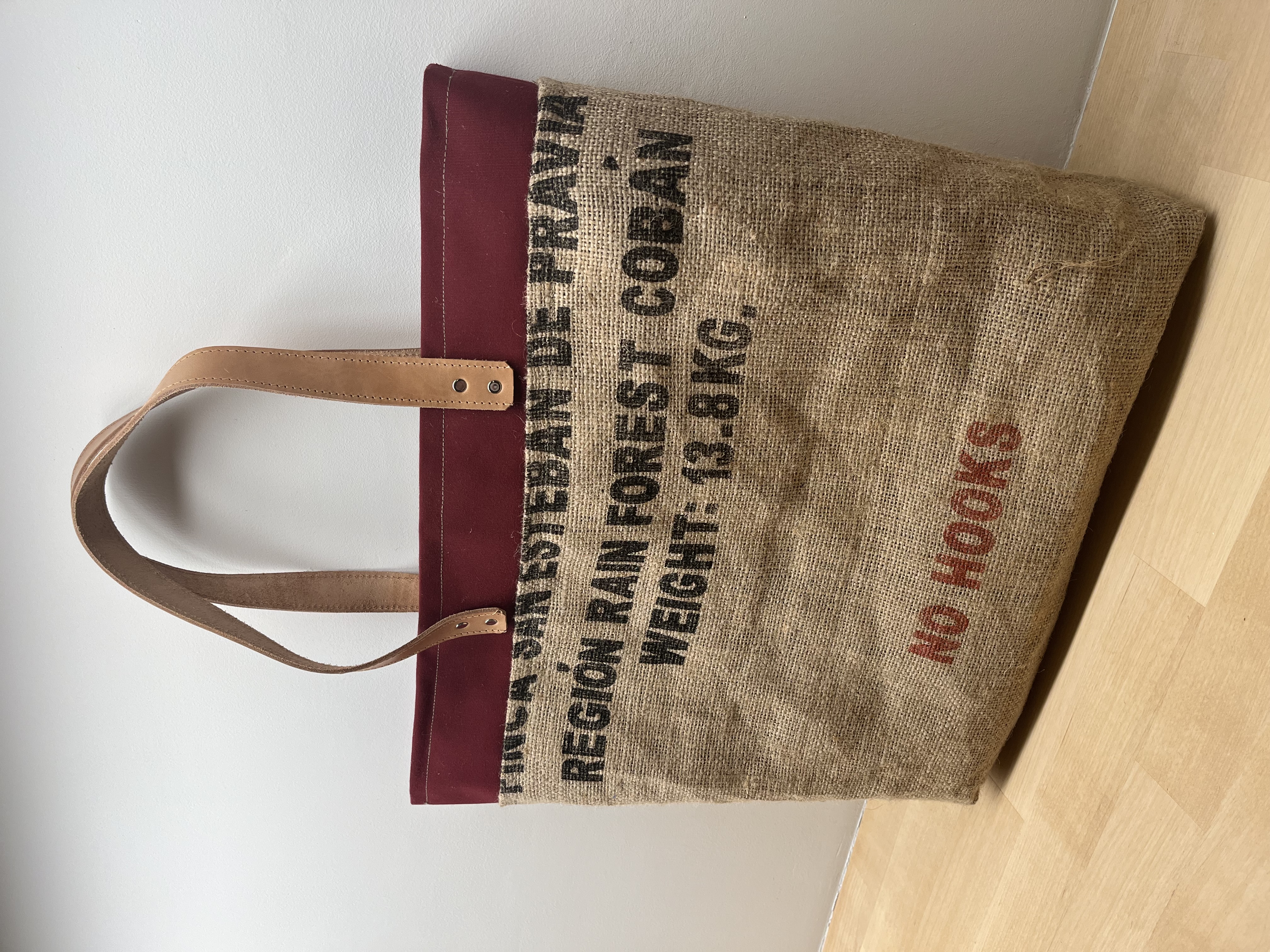 Shopper luxe | bordeaux rood